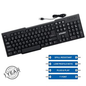 Prodot KB-207s Wired USB Standard Keyboard (Black)